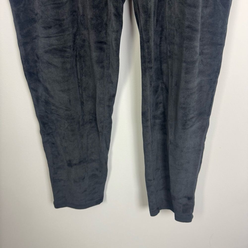 FREE PRESS | Black Velour Drawstring Waist Jogger Pants Women’s Size Large - Picture 5 of 10